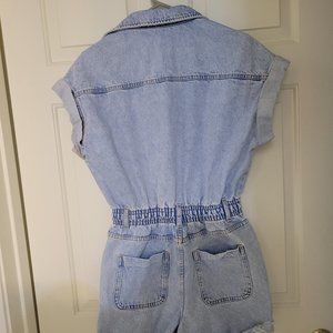 Zara denim romper